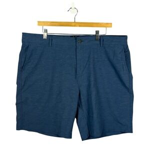 Faherty All Day Shorts Mens 38 Blue Drawstring Casual Walking Golf